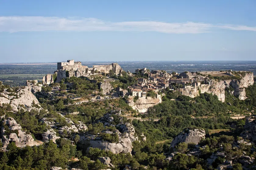 Vue sur Les Baux-de-Provence
