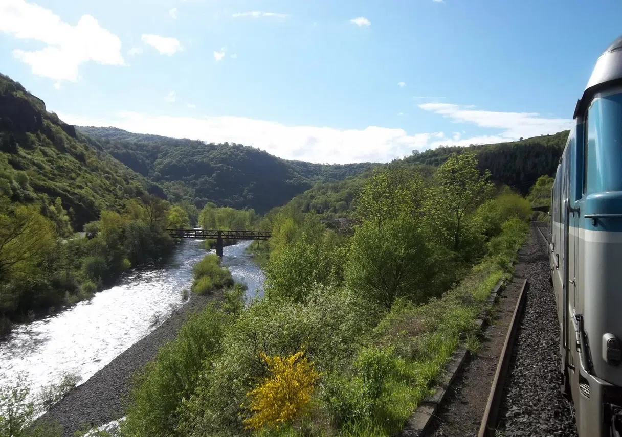 Le train de la ligne Cévenol