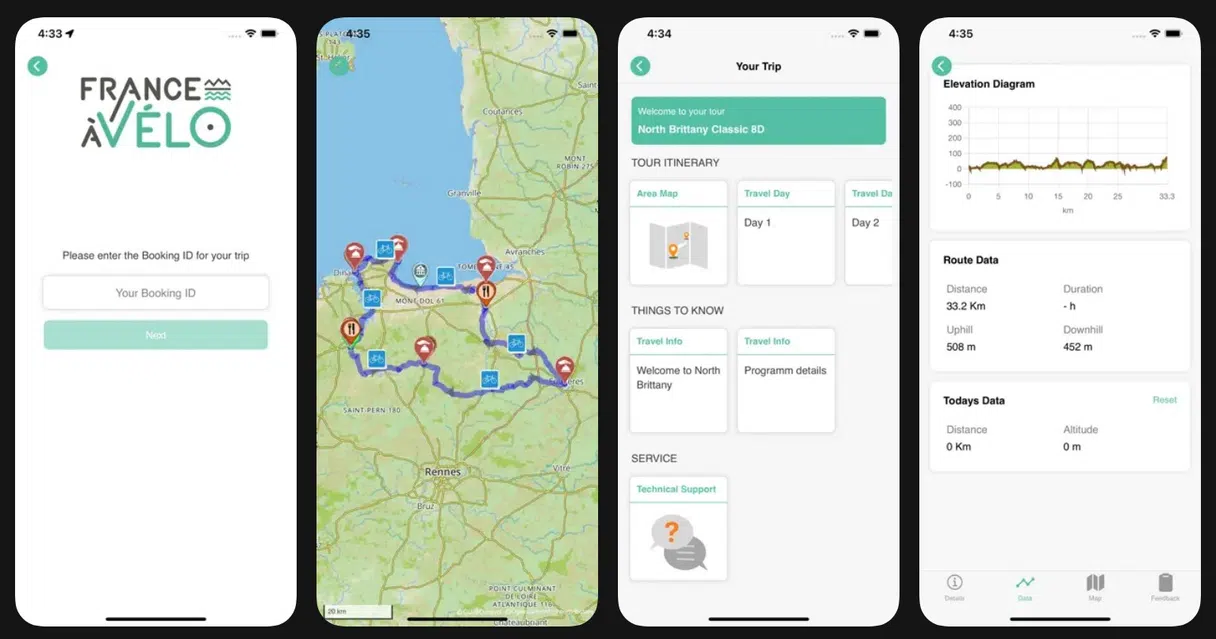 Cartes vélo offline : application France à Vélo pour voyager sans réseau