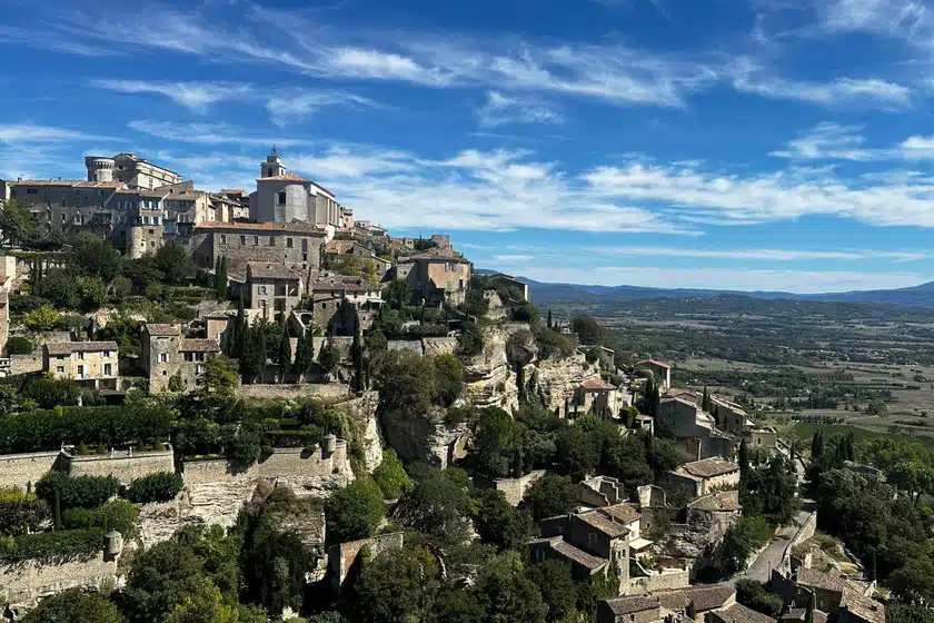 Gordes köyü manzarası
