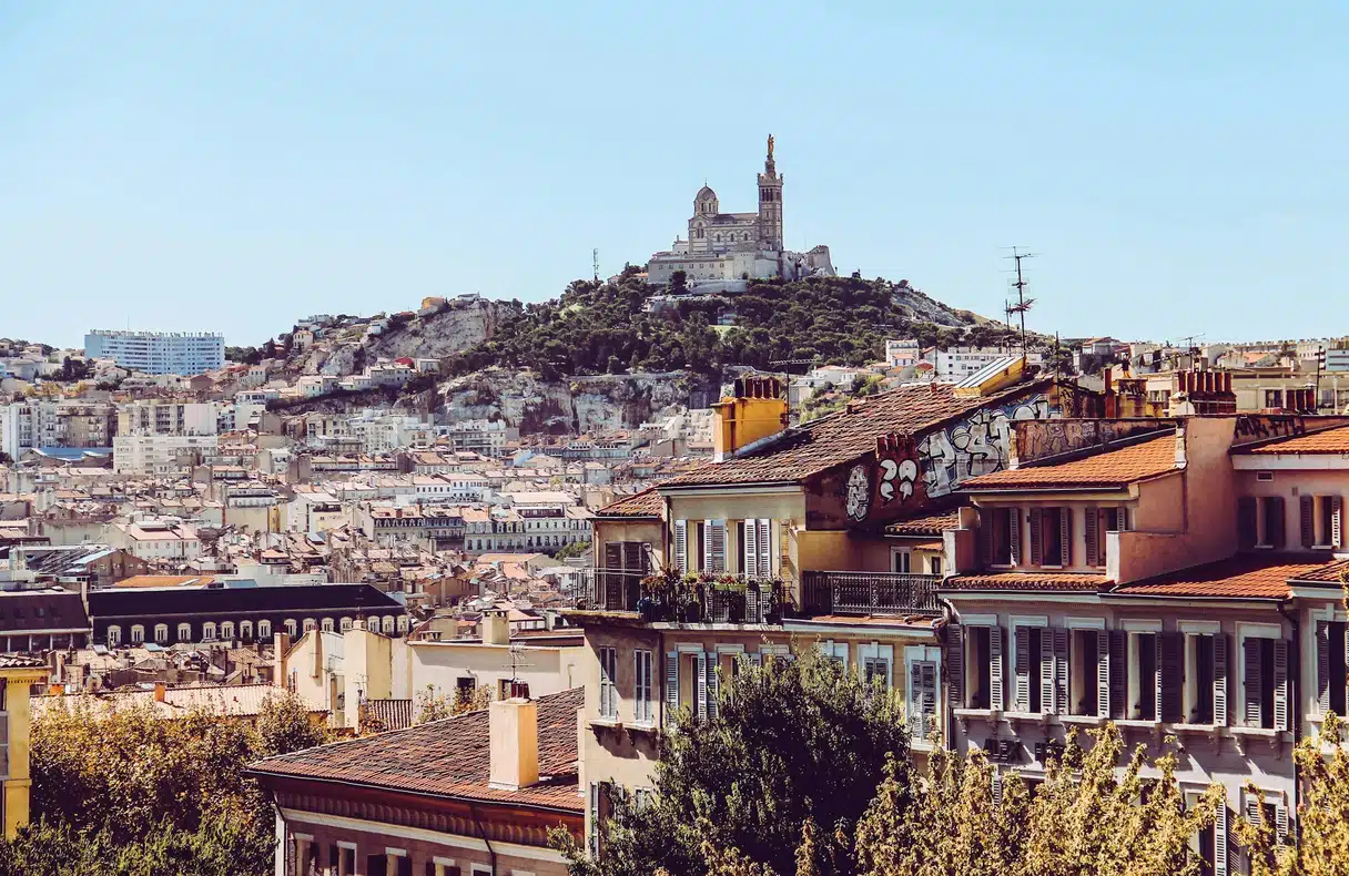 Vue de Marseille depuis la gare Saint-Charles