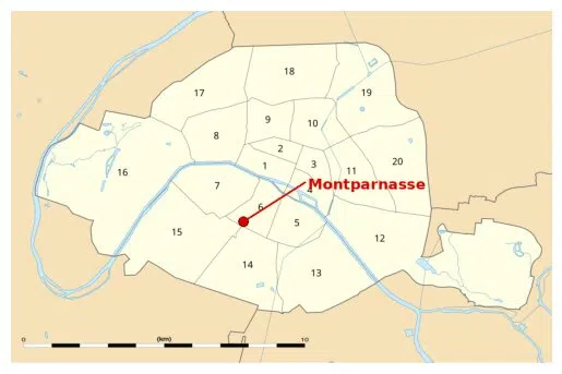 Emplacement de Montparnasse