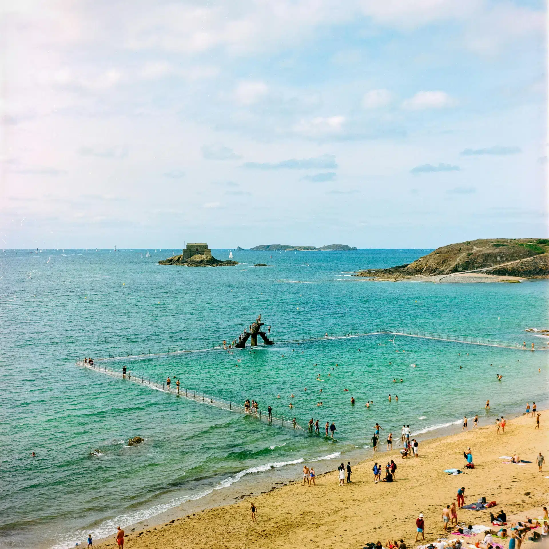 Seawater pool in Saint-Malo