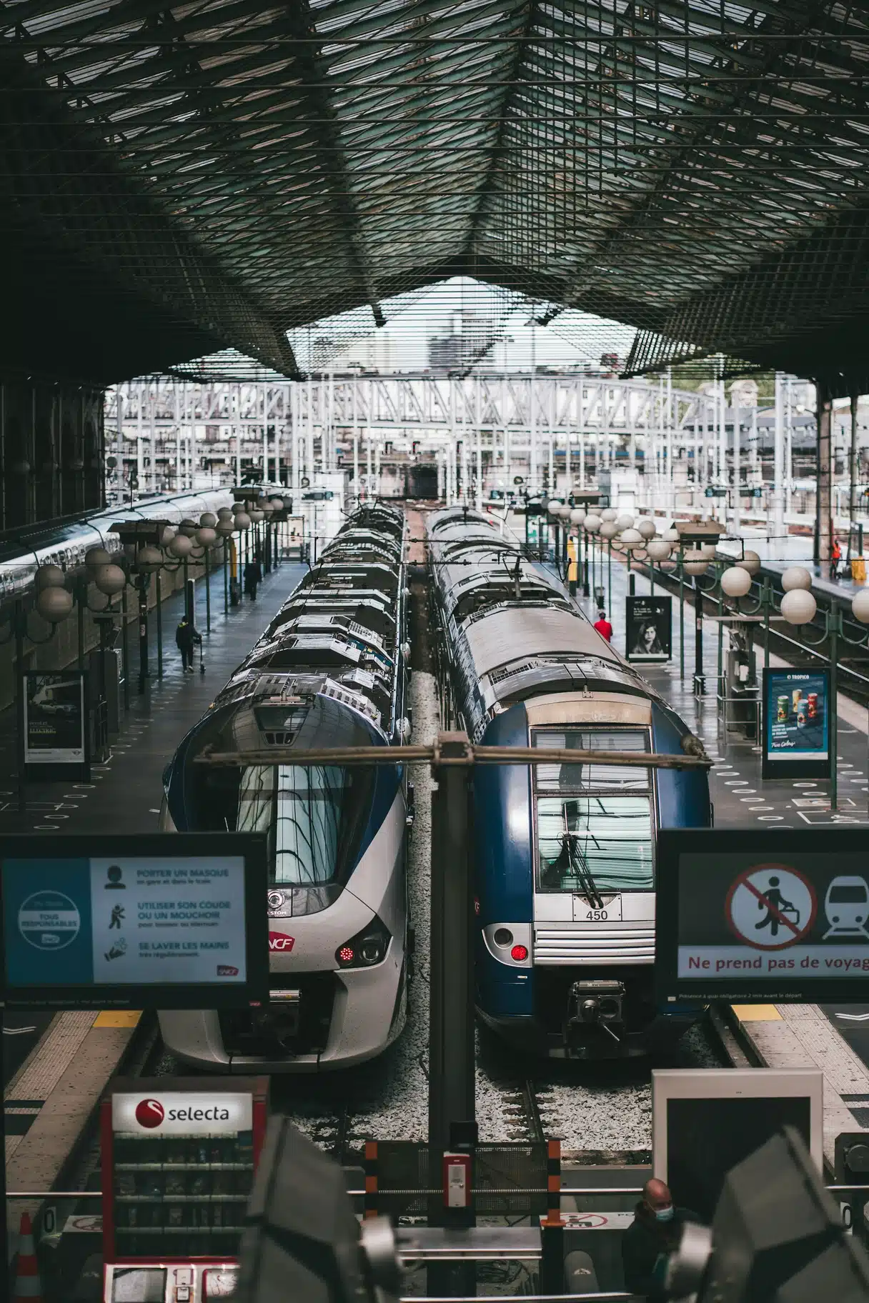 Train at platform